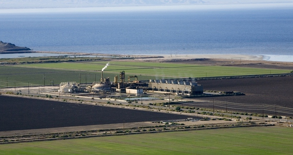 One of ten geothermal plants operated by Berkshire Hathaway Energy's CalEnergy at the Salton Sea. (Courtesy Berkshire Hathaway Energy)