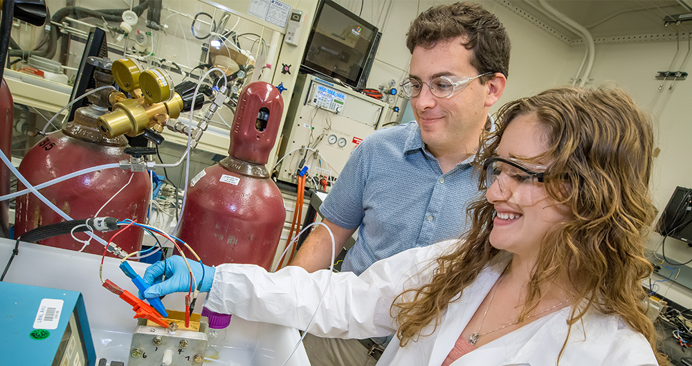 Researchers working in Weber Lab